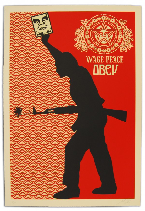 Wage Peace Obey poster by VINTAGE POSTER